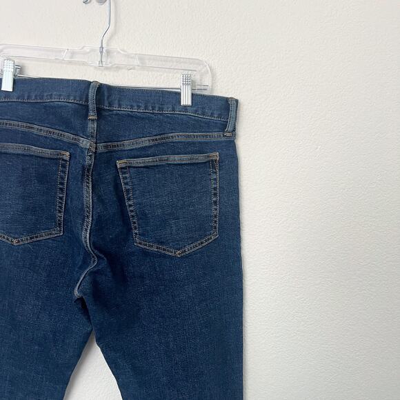 [Gap] Slim Leg GapFlex Stretch Denim Resin Dark Blue Wash Jeans Size 34x34 Men's - Picture 8 of 11